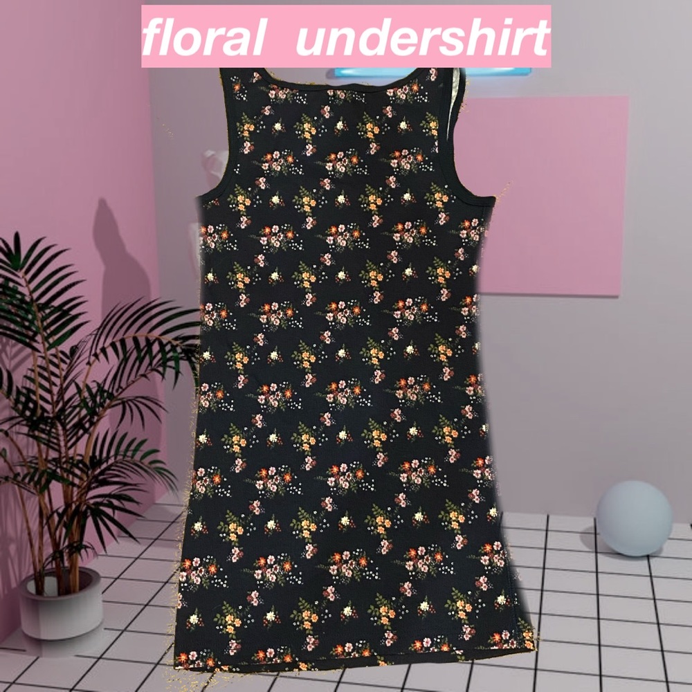 Floral tank top